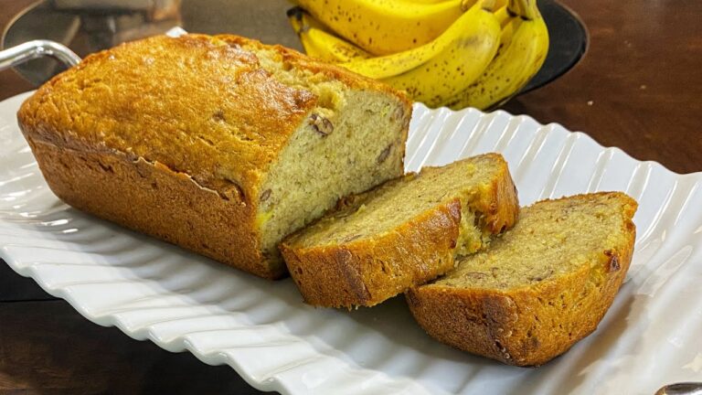 Delicioso pan de pl&aacute;tano: un placer para compartir en familia