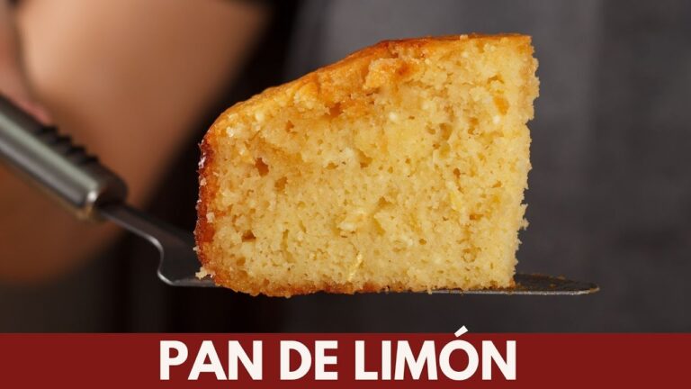 Delicioso Pan de Lim&oacute;n con Ingredientes Sencillos