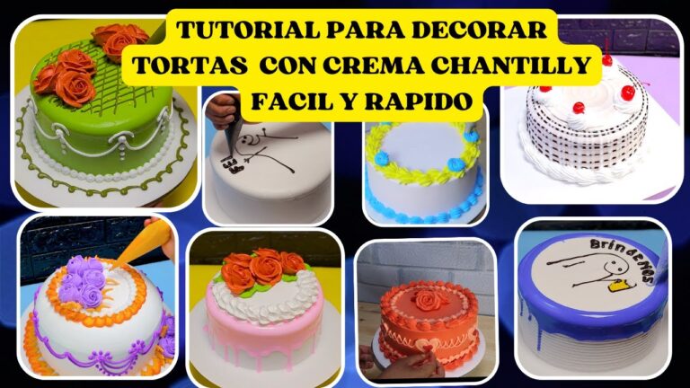 Creatividad en Pasteles Personalizados con Decoraci&oacute;n de Crema