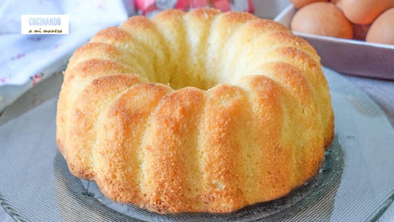 Delicioso bizcocho de lim&oacute;n casero: receta f&aacute;cil y r&aacute;pida