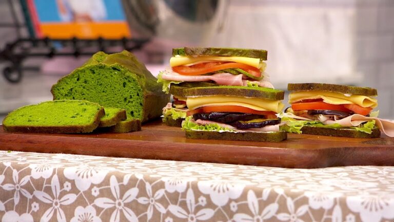 Deliciosa receta tradicional de pan de espinacas