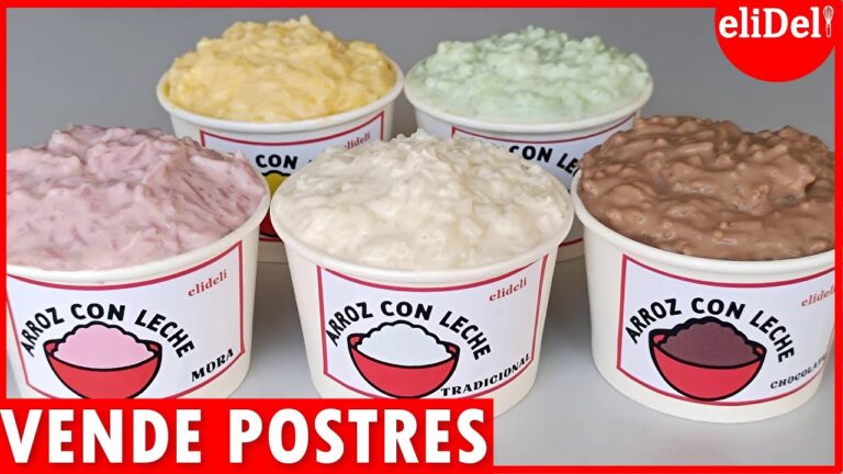 Variaciones Creativas de Arroz con Leche en Postres