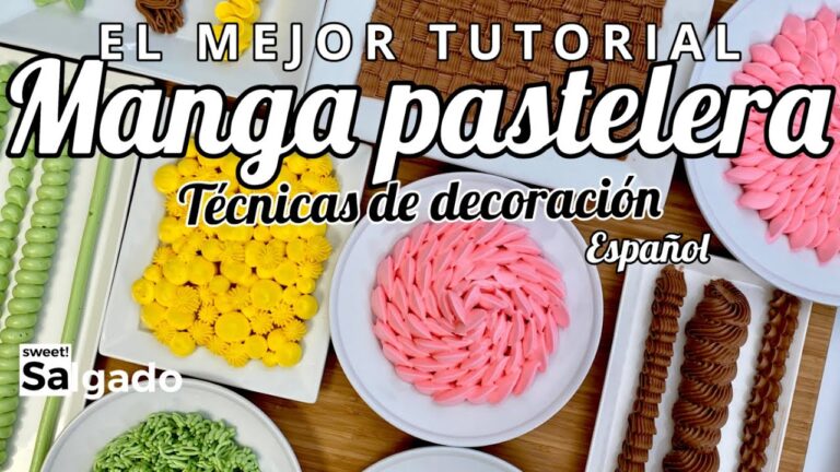 T&eacute;cnicas Esenciales de Reposter&iacute;a con Mangas Pasteleras