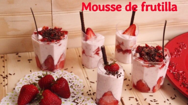 Mousse de Frutas Casero: Receta Fácil y Deliciosa