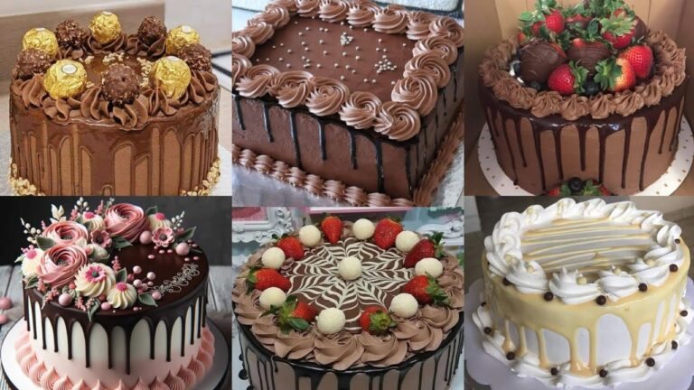 Ideas Creativas para Decorar Pasteles de Chocolate