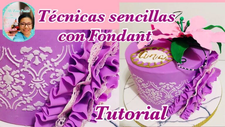T&eacute;cnicas Avanzadas para Decoraci&oacute;n con Fondant